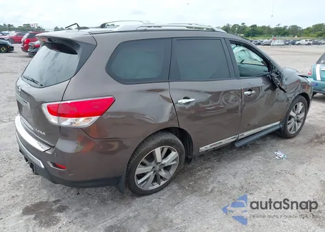 2015 Nissan Pathfinder Platinum из США, поврежденный, VIN 5N1AR2MN5FC707447